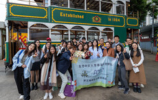 CUSCS Non-Local Students Experience Hong Kong's Culture on a Tram Tour